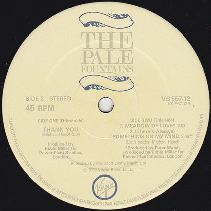 The Pale Fountains : Thank You (12")