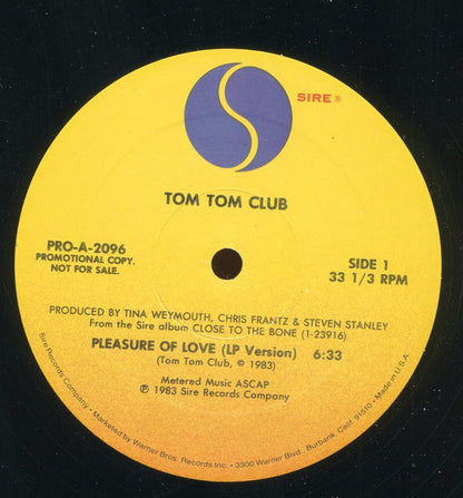 The Tom Tom Club* : Pleasure Of Love (12", Promo)