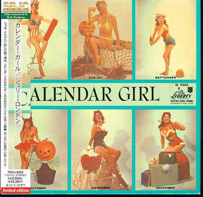 Julie London : Calendar Girl (CD, Album, Ltd, RE, RM, Pap)