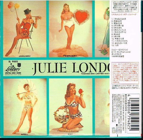 Julie London : Calendar Girl (CD, Album, Ltd, RE, RM, Pap)