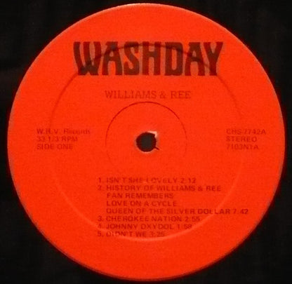 Williams & Ree : Washday (LP)