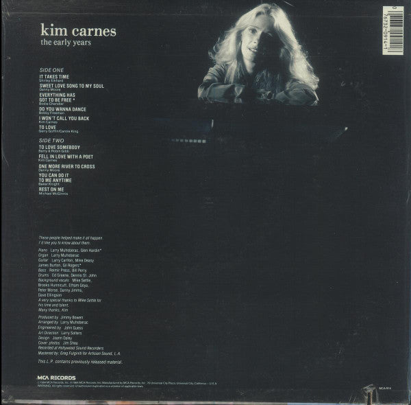 Kim Carnes : The Early Years (LP, Album, RE)