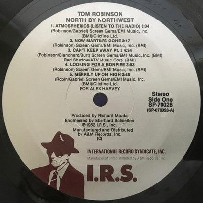 Tom Robinson : North By Northwest (LP, Album, Mon)