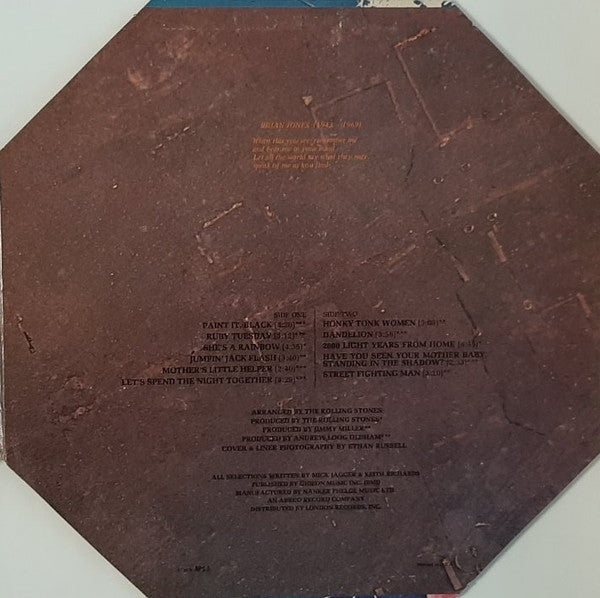 The Rolling Stones : Through The Past, Darkly (Big Hits Vol. 2) (LP, Comp, Oct)