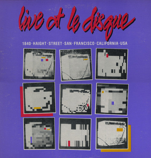 Various : Live At Le Disque (2xLP, Comp)