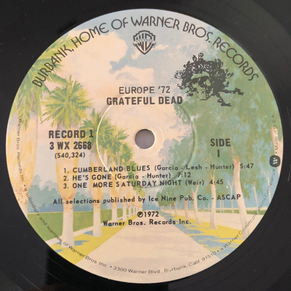 The Grateful Dead : Europe '72 (3xLP, Album, RE, Tri)