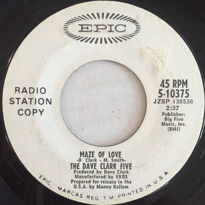 The Dave Clark Five : The Red Balloon (7", Single, Promo, Pit)