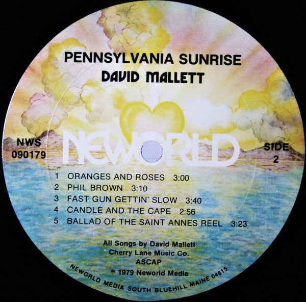 David Mallett : Pennsylvania Sunrise (LP, Album)