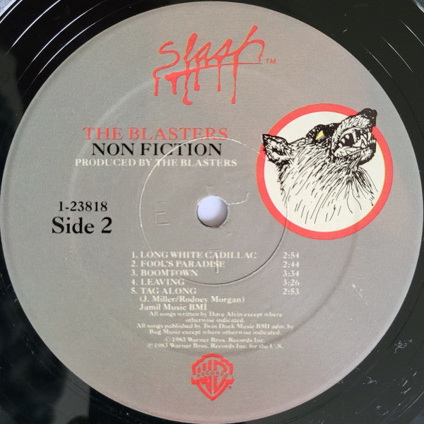 The Blasters : Non Fiction (LP, Album, SP)