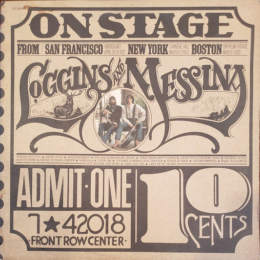 Loggins And Messina : On Stage (2xLP, Album, San)