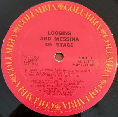 Loggins And Messina : On Stage (2xLP, Album, San)