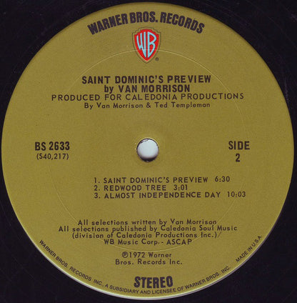 Van Morrison : Saint Dominic's Preview (LP, Album, San)