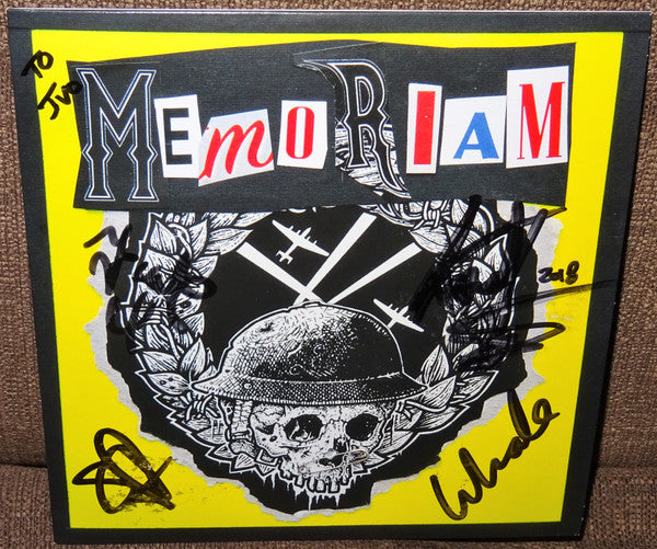 Memoriam : The Hellfire Demos III (7", S/Sided, Etch, Ltd, Blu)
