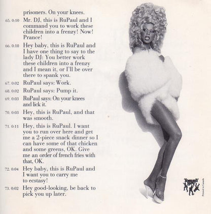 RuPaul : Everything You Always Wanted To Know About RuPaul *, * (But Were Afraid To Ask) (CD, Promo)