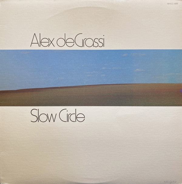 Alex De Grassi : Slow Circle (LP, Album, RP, RTI)