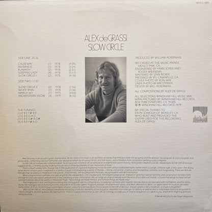 Alex De Grassi : Slow Circle (LP, Album, RP, RTI)