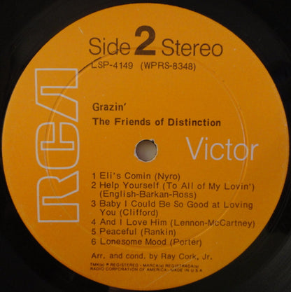 The Friends Of Distinction : Grazin' (LP, Album, Roc)