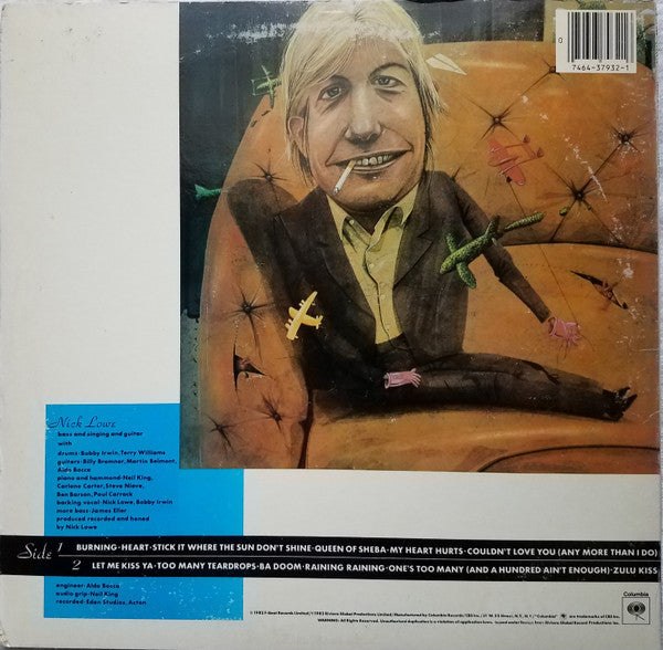 Nick Lowe : Nick The Knife (LP, Album, Car)