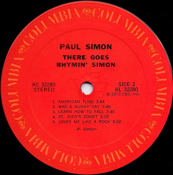 Paul Simon : There Goes Rhymin' Simon (LP, Album, Ter)