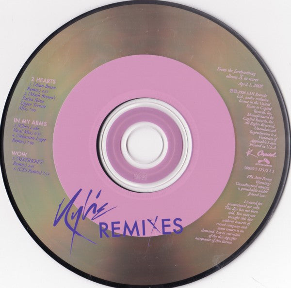 Kylie* : Remixes (CD, Promo, Car)