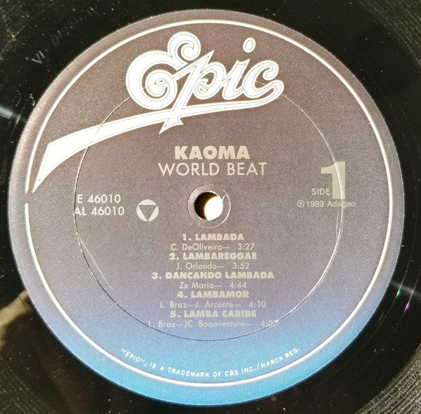 Kaoma : Worldbeat (LP, Album, GI,)