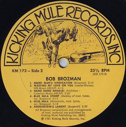 Bob Brozman : Blue Hula Stomp (LP, Album)