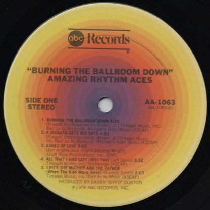 The Amazing Rhythm Aces : Burning The Ballroom Down (LP, Album, Ter)