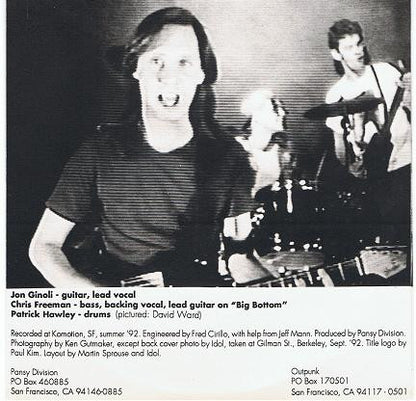 Pansy Division : Bill & Ted's Homosexual Adventure (7")
