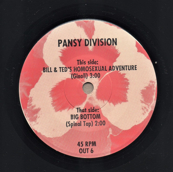 Pansy Division : Bill & Ted's Homosexual Adventure (7")