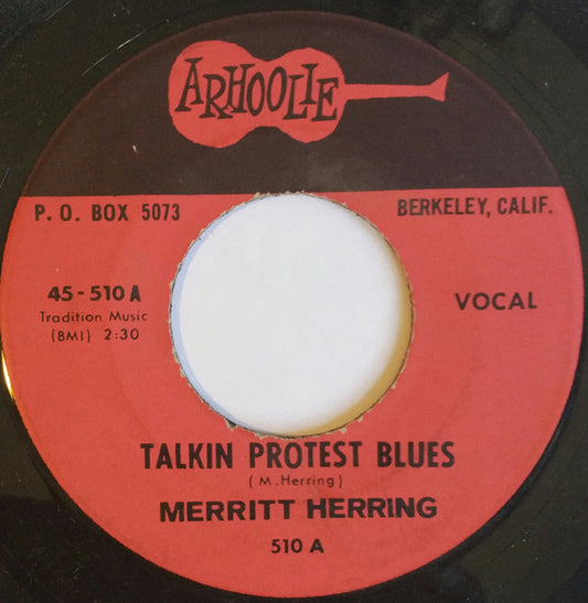 Merritt Herring : Talkin Protest Blues (7", Single)