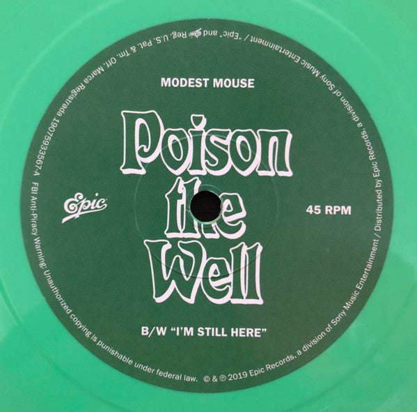 Modest Mouse : Poison The Well b/w I'm Still Here (7", Shape, RSD, Ltd, Gre)