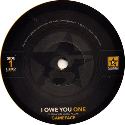 Gameface : IOU1 (7", RSD, Ltd, Yel)
