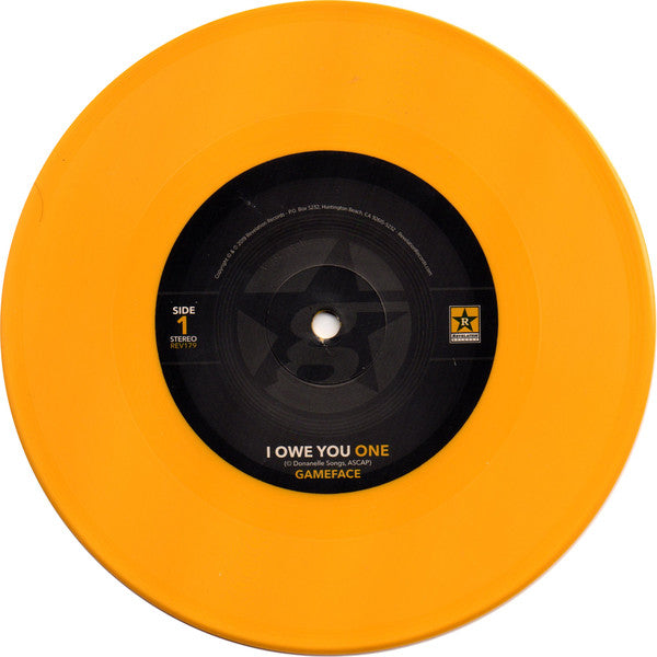 Gameface : IOU1 (7", RSD, Ltd, Yel)