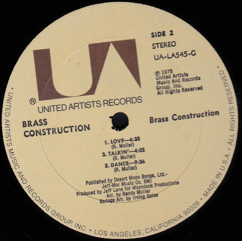 Brass Construction : Brass Construction (LP, Album, All)