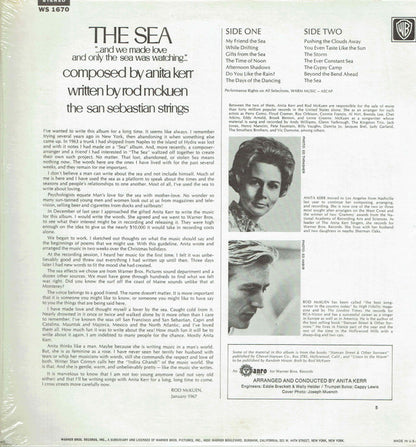 Anita Kerr, Rod McKuen / The San Sebastian Strings : The Sea (LP, Album, RP, San)