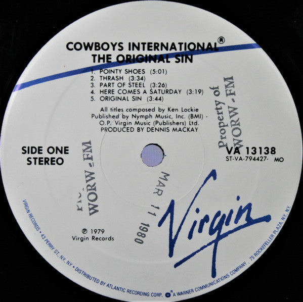 Cowboys International ®* : The Original Sin (LP, Album, MO)