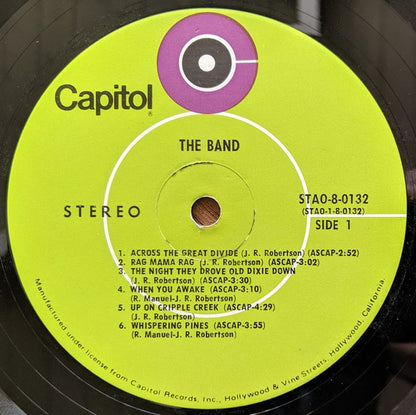 The Band : The Band (LP, Album, Club, Lim)
