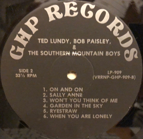 Ted Lundy, Bob Paisley & The Southern Mountain Boys : Ted Lundy, Bob Paisley & The Southern Mountain Boys (LP, Album, RE)