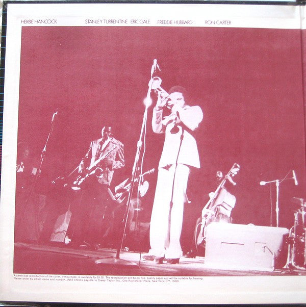 Herbie Hancock / Freddie Hubbard / Stanley Turrentine / Ron Carter / Jack DeJohnette / Eric Gale : In Concert Volume Two (LP, Album)