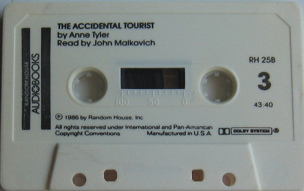 Anne Tyler (2) : The Accidental Tourist (2xCass)