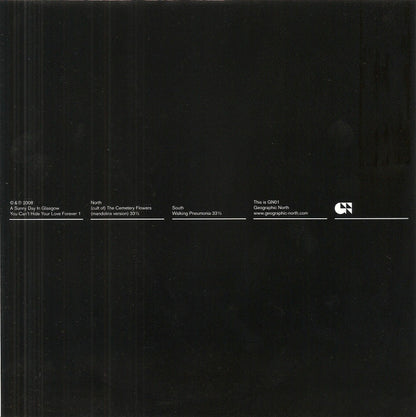 A Sunny Day In Glasgow : You Can't Hide Your Love Forever 1 (7", Single, Ltd, Blu)