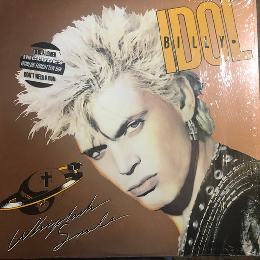 Billy Idol : Whiplash Smile (LP, Album, Pit)