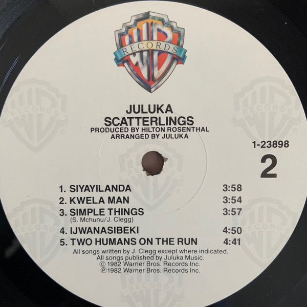 Juluka : Scatterlings (LP, Album, All)