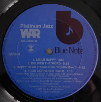 War : Platinum Jazz (2xLP, Comp, Gat)