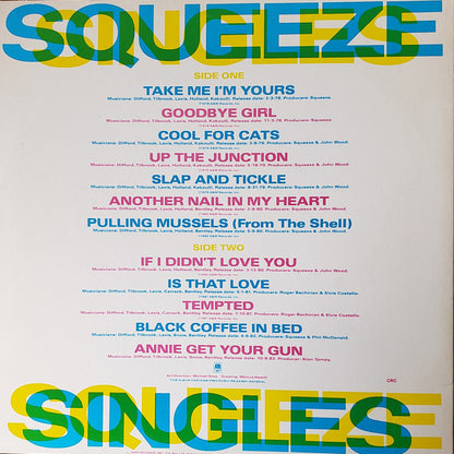 Squeeze (2) : Singles - 45's And Under (LP, Comp, Club, X -)