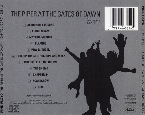 Pink Floyd : The Piper At The Gates Of Dawn (CD, Album, RE, Cap)