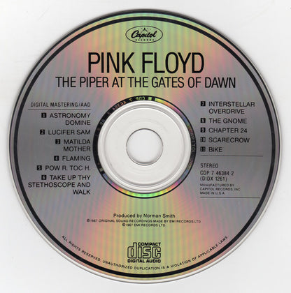Pink Floyd : The Piper At The Gates Of Dawn (CD, Album, RE, Cap)