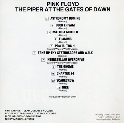 Pink Floyd : The Piper At The Gates Of Dawn (CD, Album, RE, Cap)
