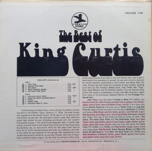 King Curtis : The Best Of King Curtis (LP, Comp)