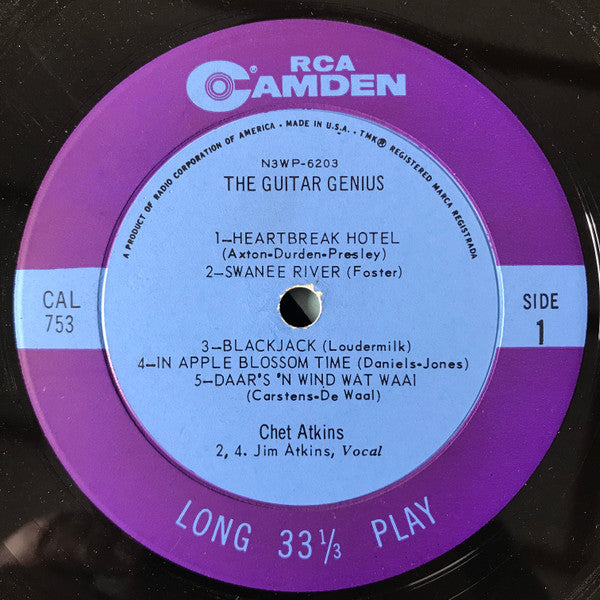 Chet Atkins : The Guitar Genius (LP, Album, Mono)